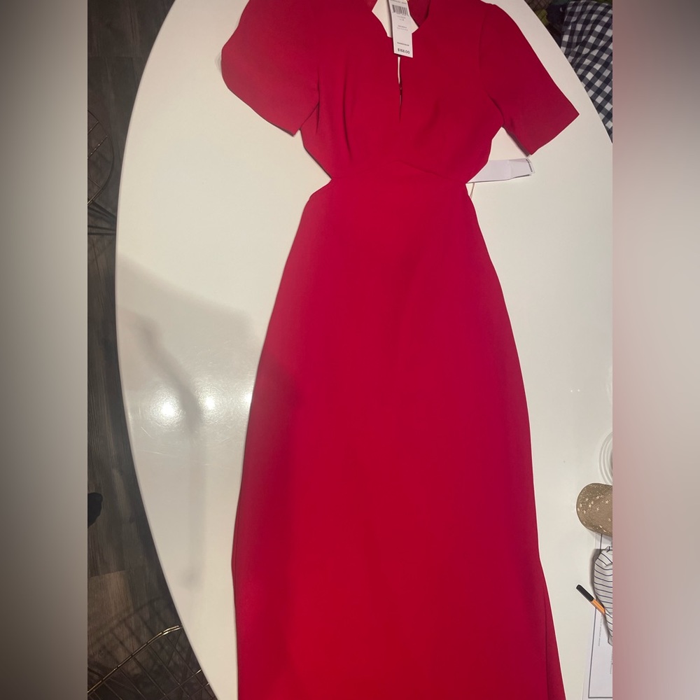 BCBGeneration NWT size 2 red cut out dress